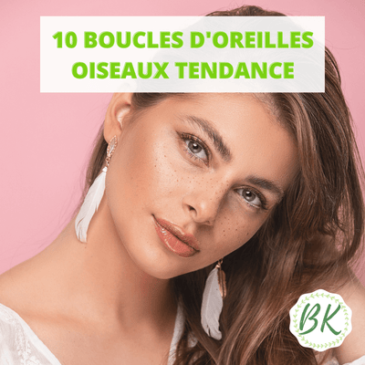 BOUCLES D'OIREILLES OISEAUX TENDANCE