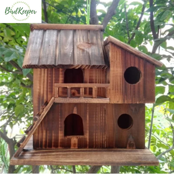 NICHOIR OISEAUX - CABANE VILLA 25CM